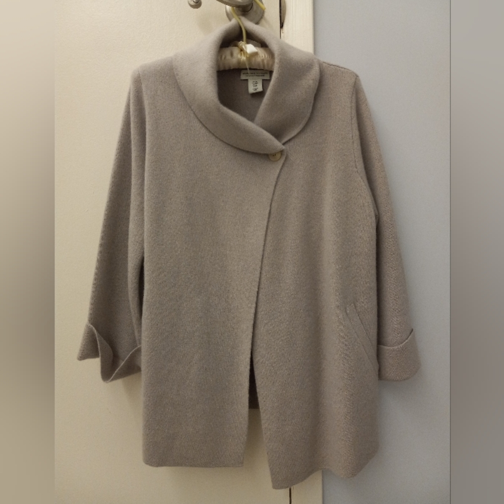 NWOT Adrienne Vittadini Shawl Neck Cashmere Cardigan